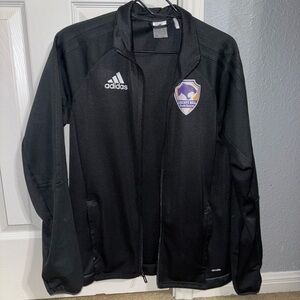 Black Adidas Zip Up